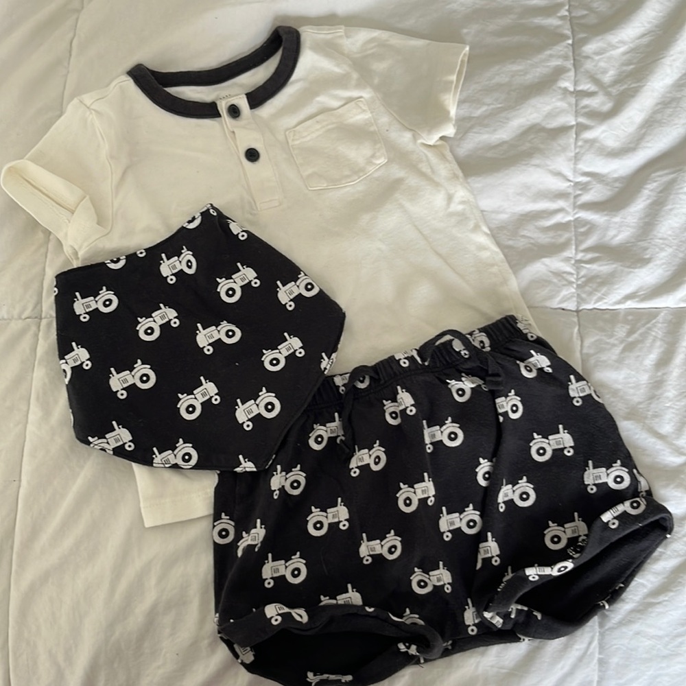Gap Baby Truck Three-Piece Outfit Set